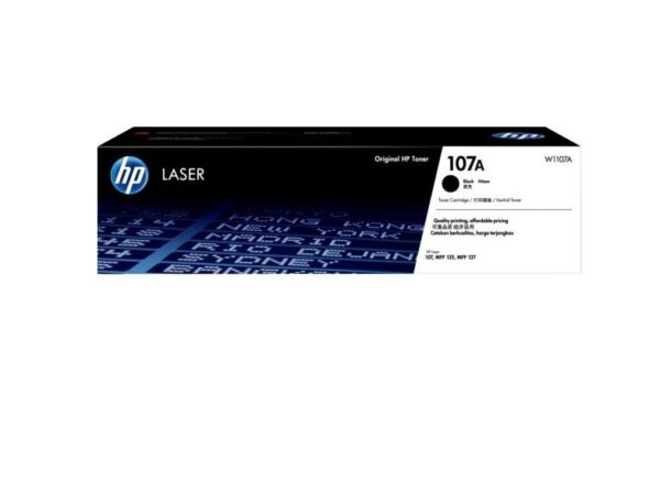 حبر إتش بي 107A أسود أصلي (W1107A) HP 107A (W1107A) Original Black Toner Cartridge