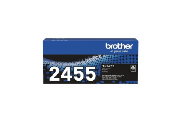 حبارة برازر TN-2455 أصلية – أسود Brother TN-2455 Original Black Toner Cartridge