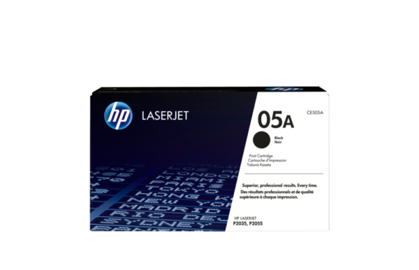 حبر اتش بي 05A أسود أصلي – HP 05A Original Black Toner Cartridge