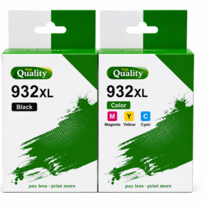 طقم حبر 932XL / 933XL – أربع ألوان (أسود + ألوان) – HP 932XL / 933XL Ink Set (Black + Cyan + Magenta + Yellow)