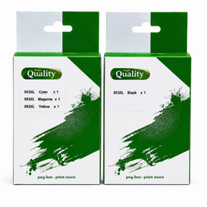 HP 953XL Compatible Ink Cartridge Combo Pack (Black, Cyan, Magenta, Yellow) | طقم أحبار HP 953XL متوافق 4 ألوان (أسود - سماوي - أرجواني - أصفر)