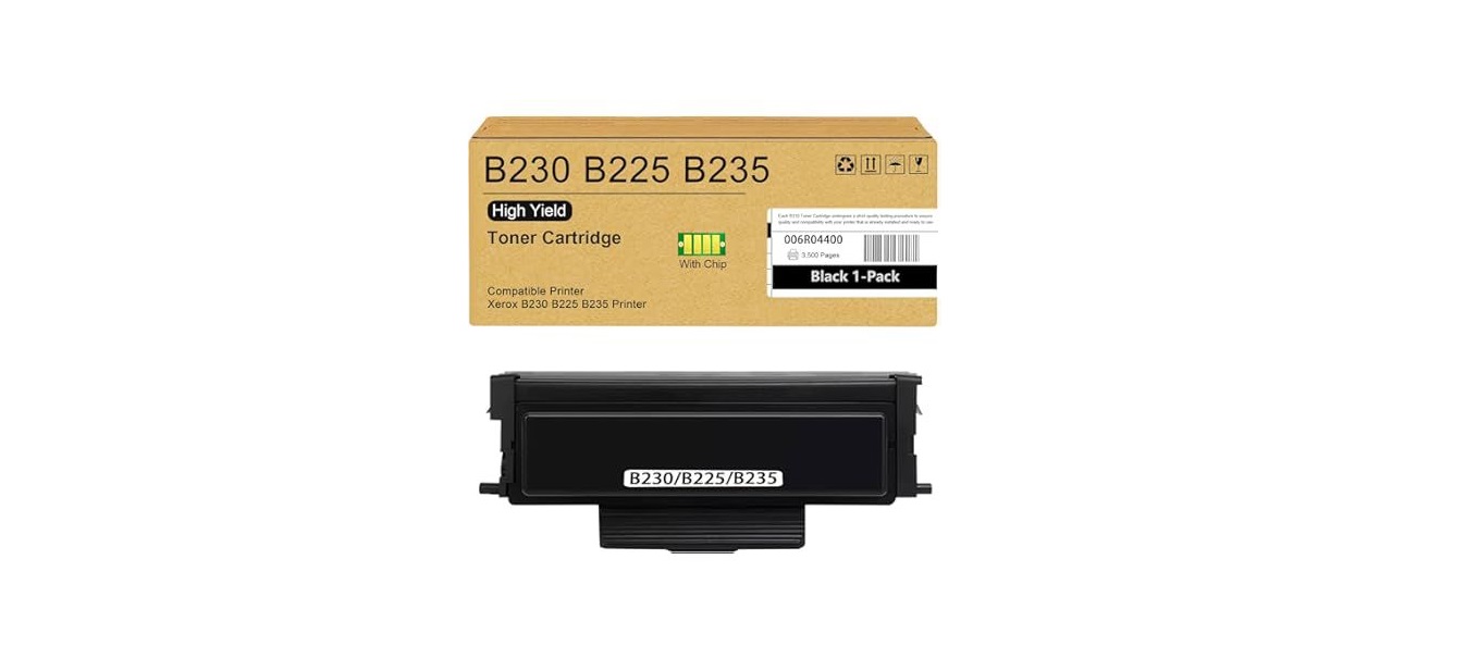 Xerox B225 Compatible Toner Cartridge – خرطوشة حبر زيروكس B225 متوافقة (كوبي) أسود