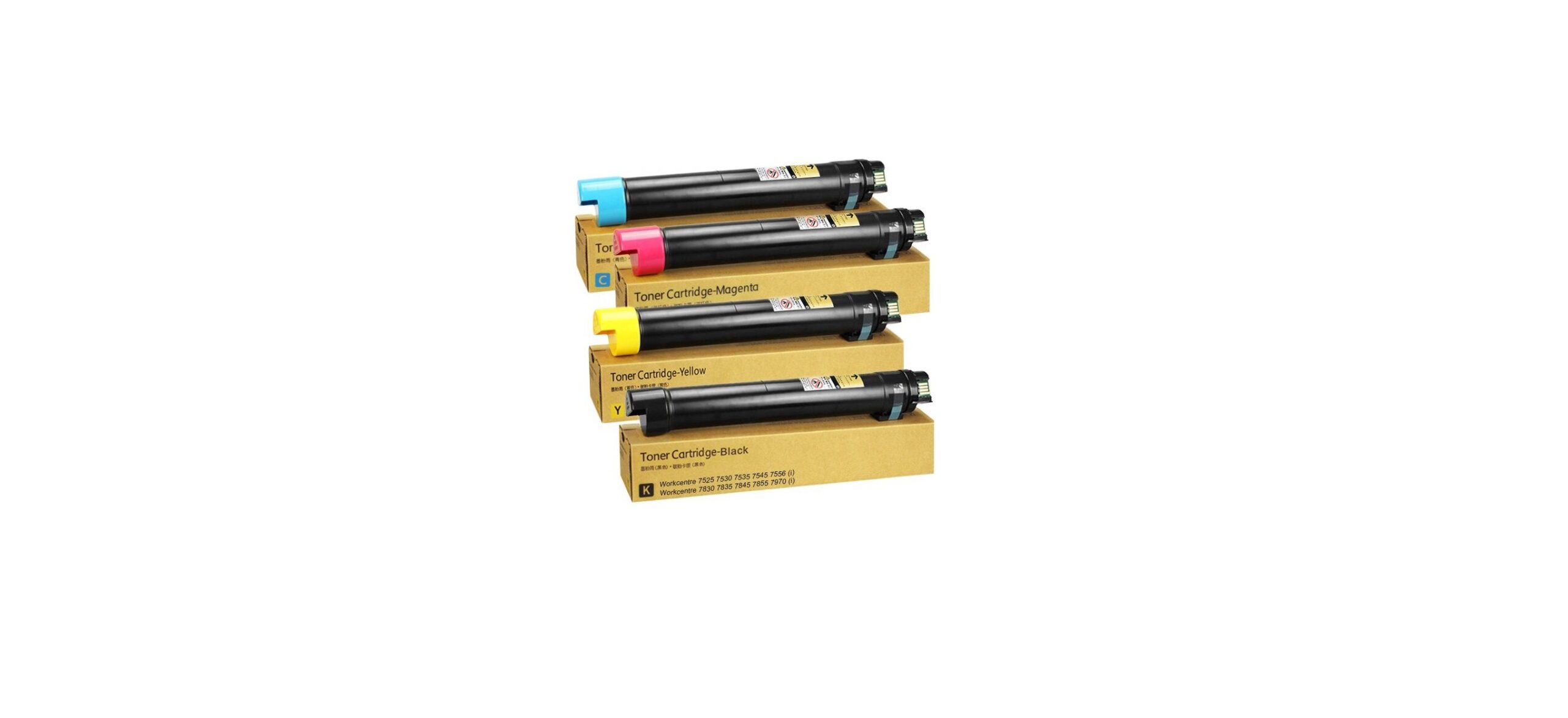 طقم أحبار ألوان زيروكس Xerox 7855 Set Toner Cartridge Compatible