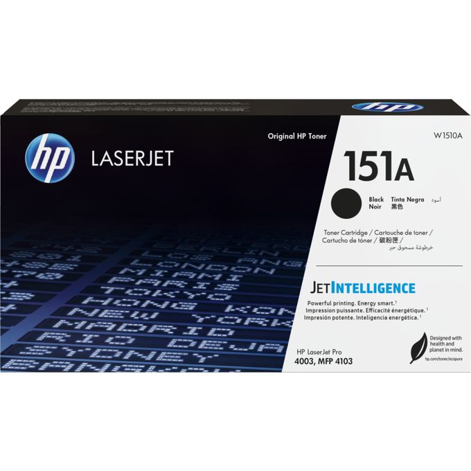 حبر ليزر أسود أصلي HP 151A HP 151A Black Original LaserJet Toner Cartridge (W1510A)