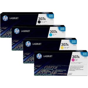 طقم أحبار ليزر ألوان أصلي HP 307A – Original HP 307A Color Toner Cartridge Set
