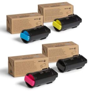طقم أحبار ألوان أصلي Xerox VersaLink C500 / C505 – Original Xerox C500-C505 Color Toner Cartridge Set