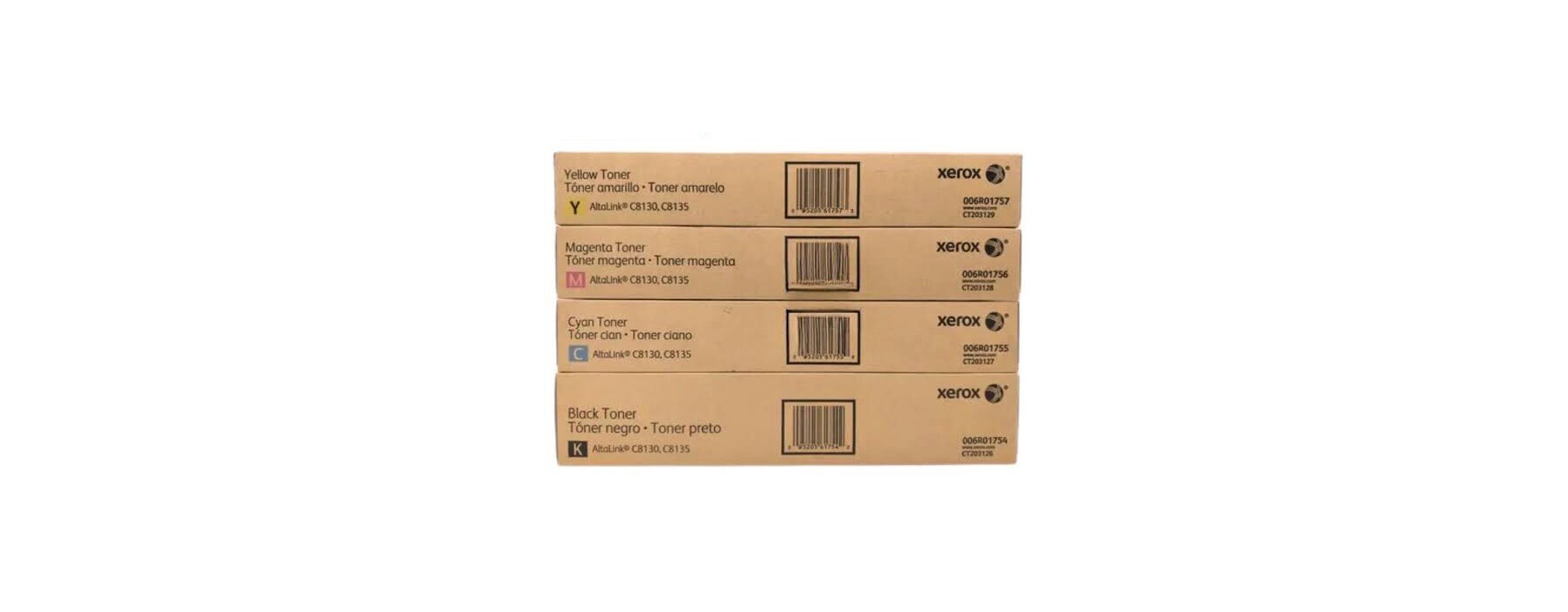 طقم أحبار ألوان أصلي Xerox AltaLink C8130/C8170 /C8155/C8135/C8145 Original Xerox AltaLink C81XX Color Toner Cartridge Set