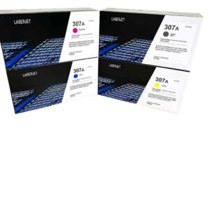 طقم أحبار ليزر متوافق اتش بي HP 307A – Compatible HP 307A Laser Toner Set (Black + Cyan + Magenta + Yellow)