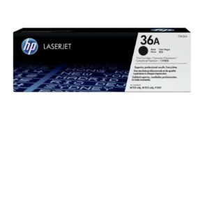 حبر ليزر أسود أصلي اتش بي HP 36A – Original HP 36A Black Toner Cartridge (CB436A)
