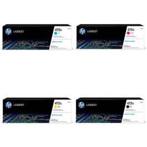 حبر ليزر أصلي اتش بي HP 415X – Original HP 415X High Yield Toner Cartridge (Black/Cyan/Magenta/Yellow)