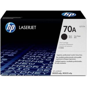 حبر ليزر أسود أصلي اتش بي HP 70A – Original HP 70A Black Toner Cartridge (Q7570A)