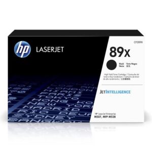 حبر ليزر أسود أصلي HP 89X – Original HP 89X High Yield Black Toner Cartridge (CF289X)