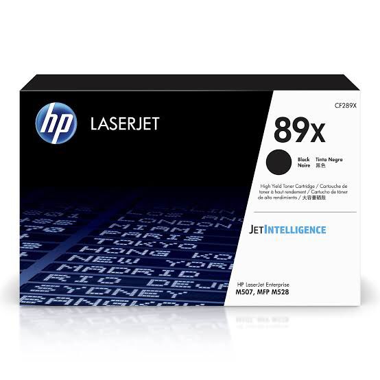 حبر ليزر أسود أصلي HP 89X – Original HP 89X High Yield Black Toner Cartridge (CF289X)