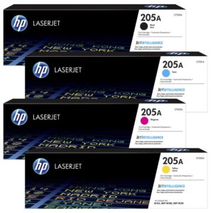 طقم أحبار ليزر أصلي اتش بي HP 205A – Original HP 205A Laser Toner Set (Black + Cyan + Magenta + Yellow)