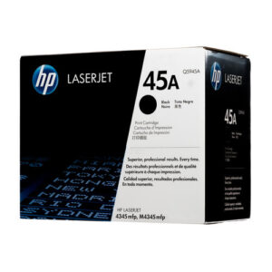 حبر ليزر أسود أصلي اتش بي HP 45A – Original HP 45A Black Toner Cartridge (Q5945A)