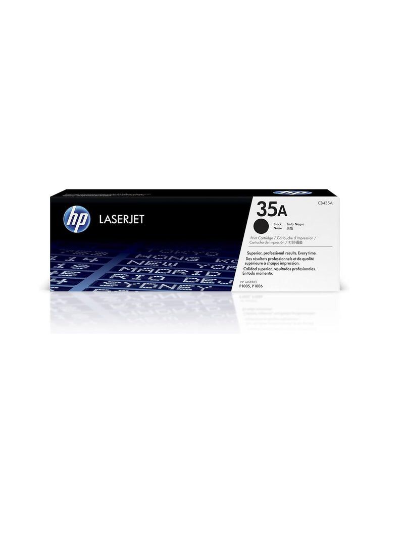HP 35A Original Black LaserJet Toner Cartridge – حبر ليزر أسود أصلى HP 35A