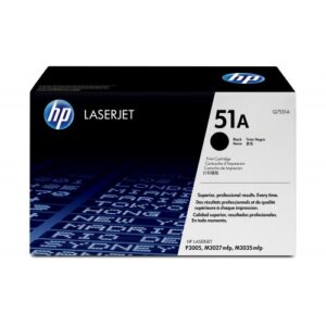 حبر ليزر أسود أصلي اتش بي HP 51A – Original HP 51A Black Toner Cartridge (Q7551A)
