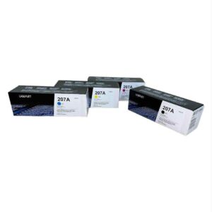 طقم أحبار ليزر متوافق اتش بي HP 207A – Compatible HP 207A Laser Toner Set (Black + Cyan + Magenta + Yellow)