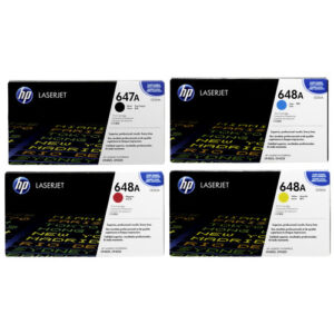 طقم أحبار ليزر متوافق اتش بي HP 648A / 647A – Compatible HP 648A / 647A Laser Toner Set (Black + Cyan + Magenta + Yellow)