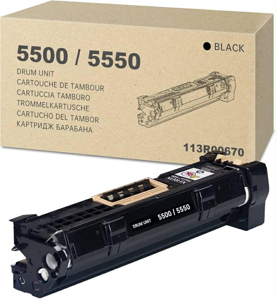 درام ليزر أسود متوافق لطابعات Xerox Phaser 5500 / 5550 – Compatible Xerox Phaser 5500/5550 Black Drum Unit