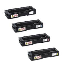 طقم حبر ليزر ألوان متوافق لطابعة Ricoh SP C342DN Compatible Ricoh SP C342DN 4-Color Toner Set