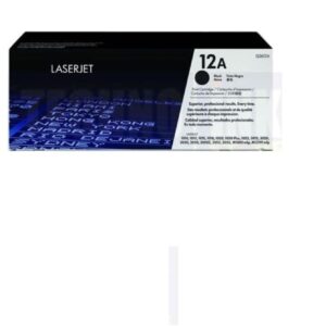 حبر ليزر HP 12A (Q2612A) متوافق عالي الجودة – Compatible Black Laser Toner Cartridge HP 12A (Q2612A)