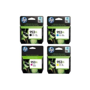 طقم حبر سائل اتش بى HP 953XL أصلي (4 ألوان) – Original HP 953XL CMYK Ink Cartridge Set (Black / Cyan / Magenta / Yellow)