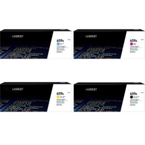 طقم حبر ليزر HP 659A متوافق (4 ألوان) – Compatible HP 659A CMYK Laser Toner Cartridge Set
